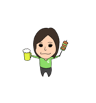 前髪わけ子さん（個別スタンプ：13）