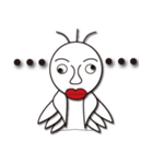 human face chicken（個別スタンプ：12）