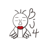 human face chicken（個別スタンプ：19）