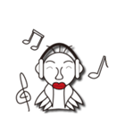 human face chicken（個別スタンプ：22）