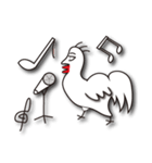 human face chicken（個別スタンプ：37）