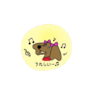 おしゃれ大好きダックスフンドちゃん。（個別スタンプ：18）