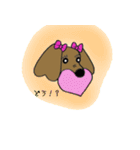 おしゃれ大好きダックスフンドちゃん。（個別スタンプ：38）