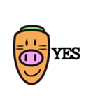 carrot pig（個別スタンプ：1）