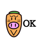 carrot pig（個別スタンプ：5）