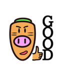 carrot pig（個別スタンプ：6）