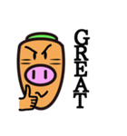 carrot pig（個別スタンプ：7）