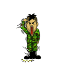 anger Sergeant-III-No text（個別スタンプ：19）