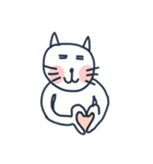Red Cheeks Cat（個別スタンプ：7）