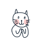 Red Cheeks Cat（個別スタンプ：14）