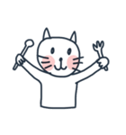 Red Cheeks Cat（個別スタンプ：18）