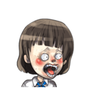 スマート少女（個別スタンプ：1）