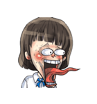 スマート少女（個別スタンプ：3）