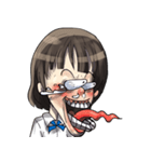 スマート少女（個別スタンプ：4）
