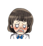スマート少女（個別スタンプ：5）