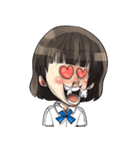 スマート少女（個別スタンプ：10）