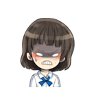 スマート少女（個別スタンプ：15）