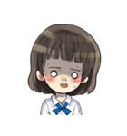 スマート少女（個別スタンプ：17）