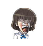 スマート少女（個別スタンプ：21）