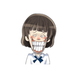 スマート少女（個別スタンプ：22）