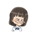 スマート少女（個別スタンプ：36）