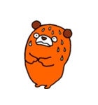 オレンジ熊の日常（個別スタンプ：21）