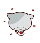 Veg out Cat（個別スタンプ：2）