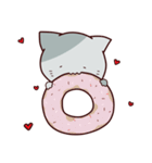 Veg out Cat（個別スタンプ：23）