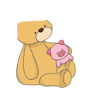 Brown Bear and Piggy 2（個別スタンプ：16）