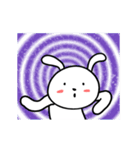 White Weird Rabbit (Animated)（個別スタンプ：16）