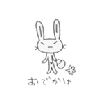 つり目うさぎのしろたさん4（個別スタンプ：21）