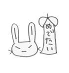 つり目うさぎのしろたさん4（個別スタンプ：26）