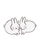 Adorable White Rabbit（個別スタンプ：13）