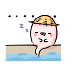 a bunny ghost（個別スタンプ：1）