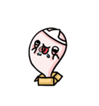 a bunny ghost（個別スタンプ：3）