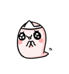 a bunny ghost（個別スタンプ：17）