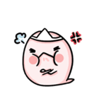 a bunny ghost（個別スタンプ：21）