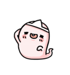a bunny ghost（個別スタンプ：22）