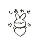 はじめましてうさこ（個別スタンプ：35）