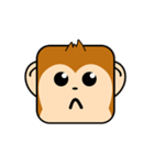 Cute Face and Monkey（個別スタンプ：9）