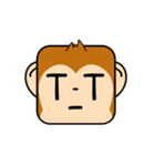 Cute Face and Monkey（個別スタンプ：10）