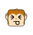 Cute Face and Monkey（個別スタンプ：11）