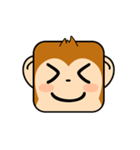 Cute Face and Monkey（個別スタンプ：29）