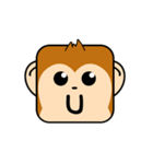 Cute Face and Monkey（個別スタンプ：31）