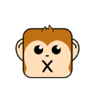 Cute Face and Monkey（個別スタンプ：32）