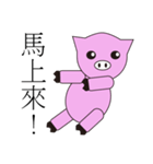 PinkPiggy（個別スタンプ：13）