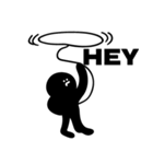 "HEY！" BLK man（個別スタンプ：16）