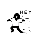 "HEY！" BLK man（個別スタンプ：18）