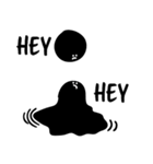 "HEY！" BLK man（個別スタンプ：31）