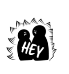 "HEY！" BLK man（個別スタンプ：40）